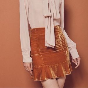 For Love & Lemons Collette Mini Skirt